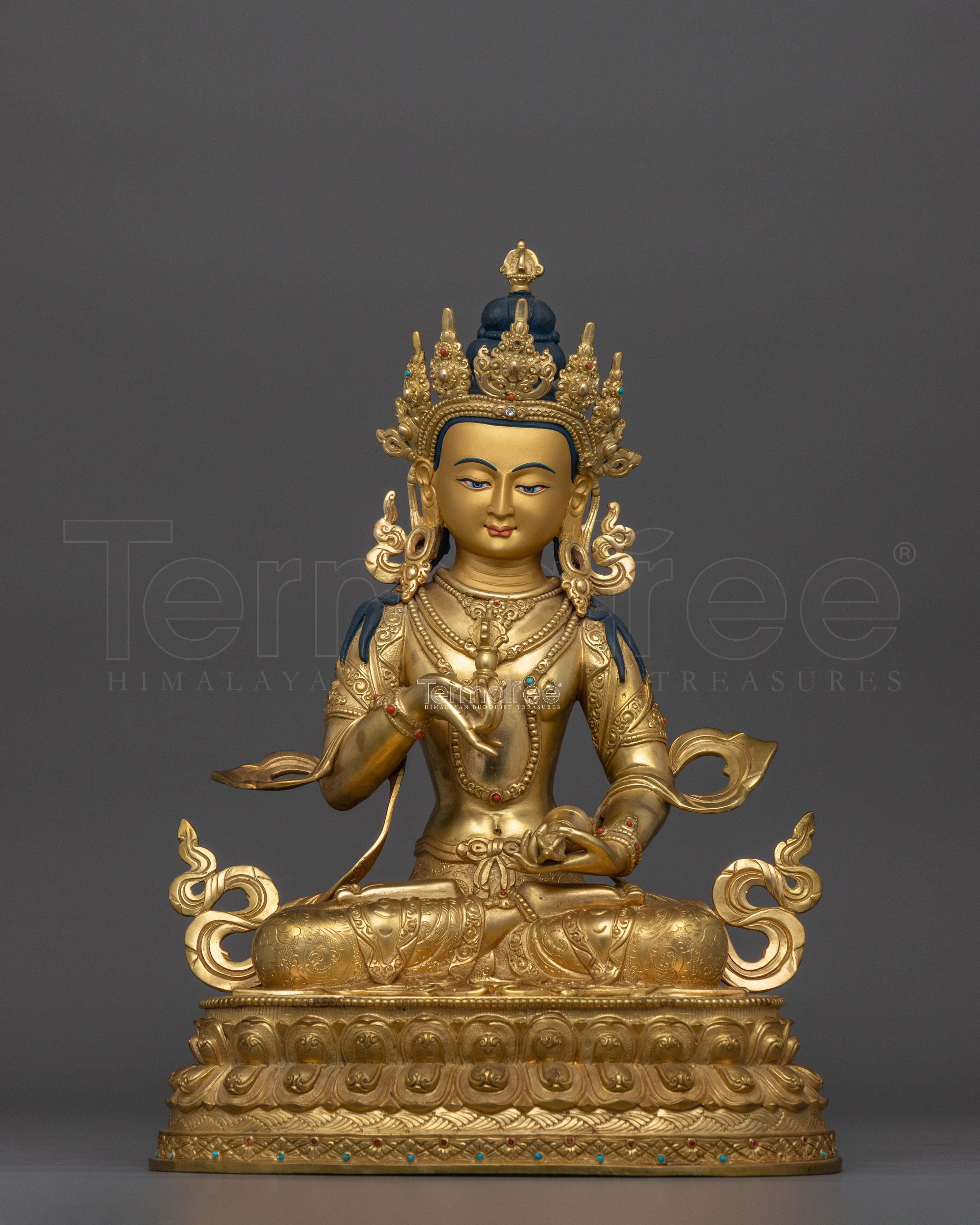 Vajrasattva Tibetan Dorje Sempa Figurine | Purification Deity