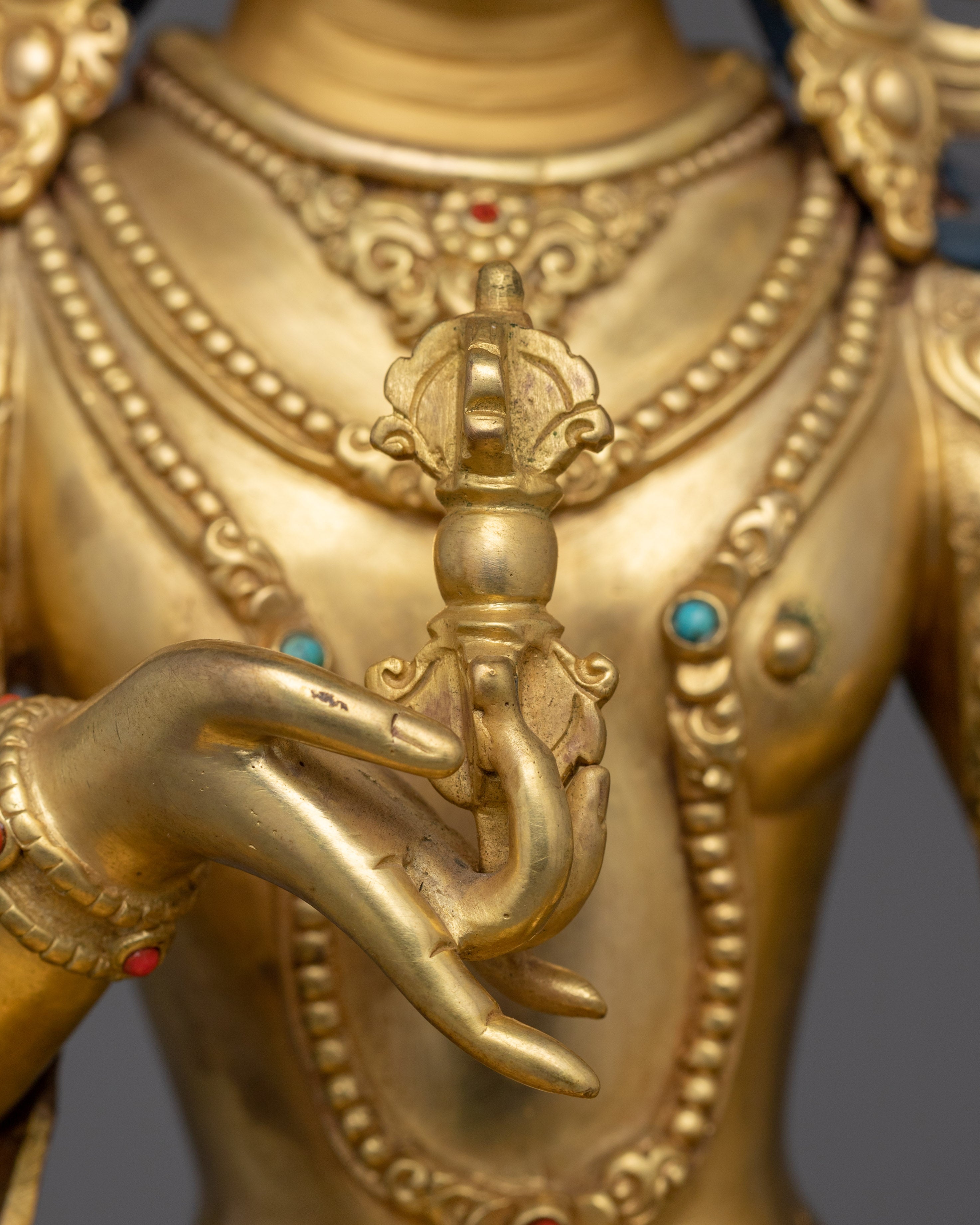 Vajrasattva Tibetan Dorje Sempa Figurine | Purification Deity