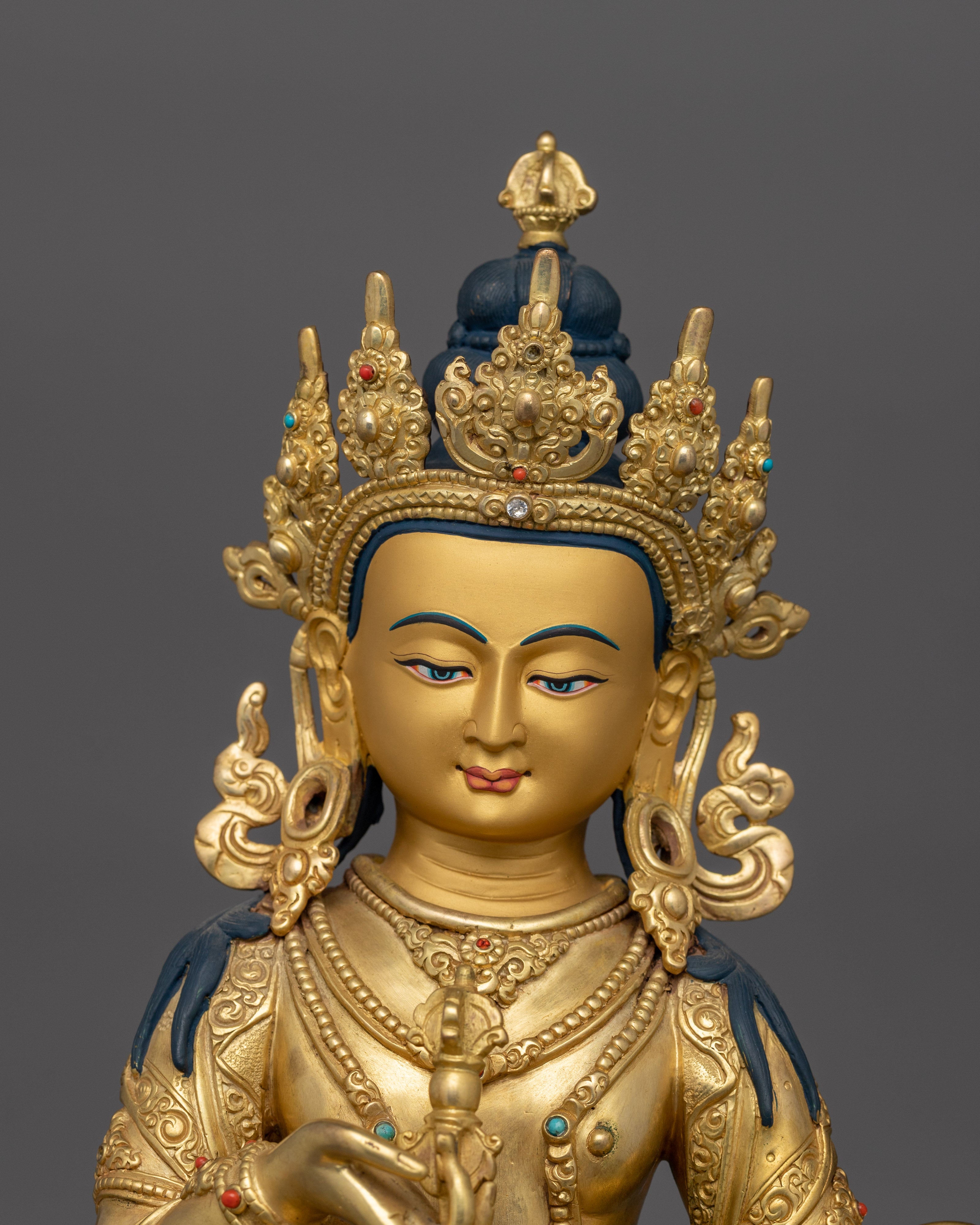 Vajrasattva Tibetan Dorje Sempa Figurine | Purification Deity