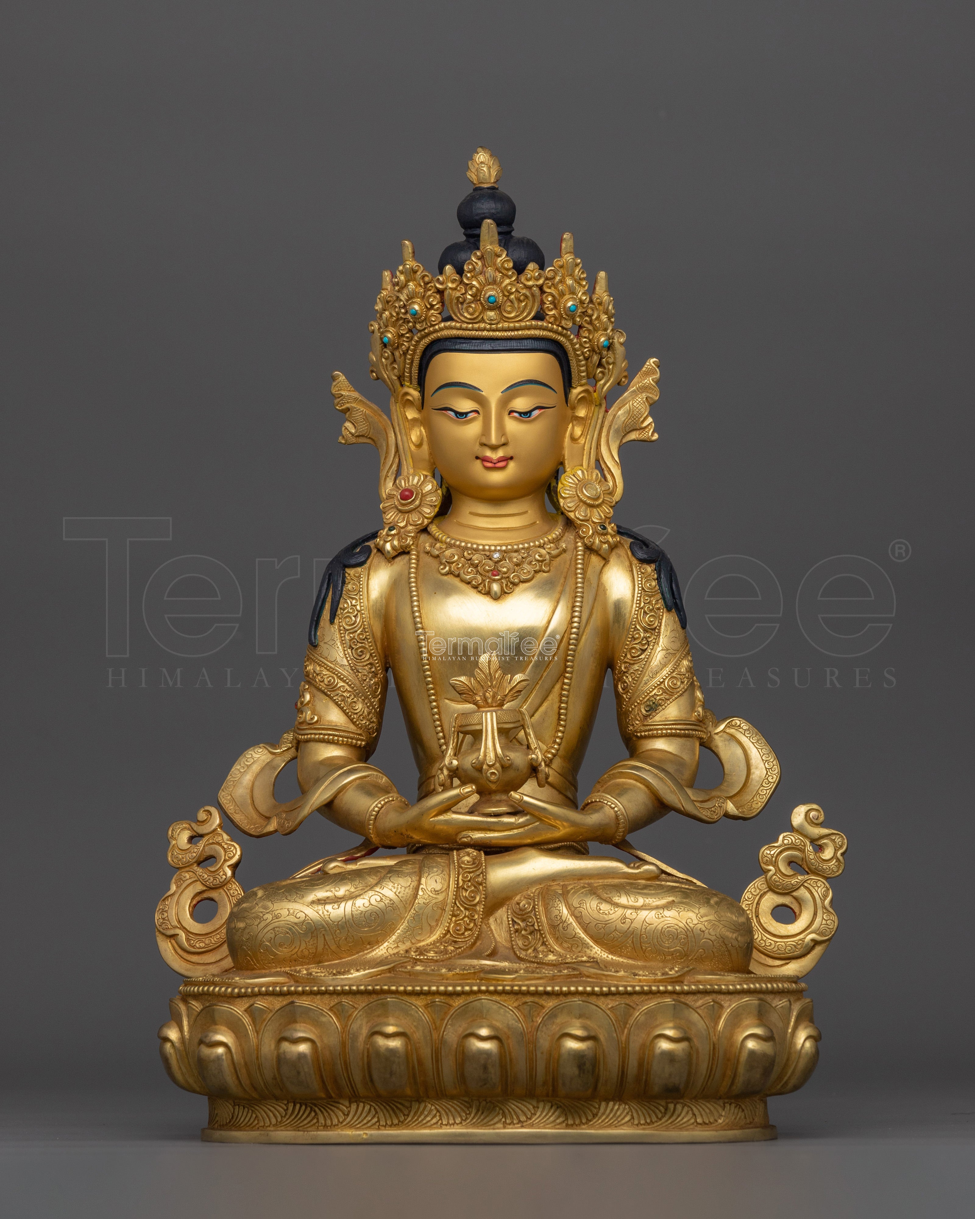 The Deity of Health and Longevity Amitayus Figurine | Sacred Spiritual Decor