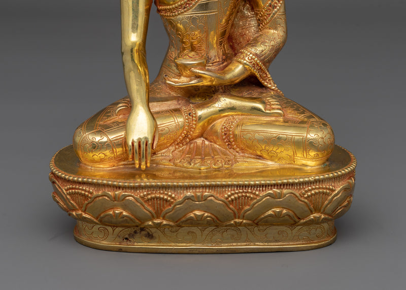 Handcrafted Shakyamuni Buddha Sculpture | The Enlightened Buddhist Master