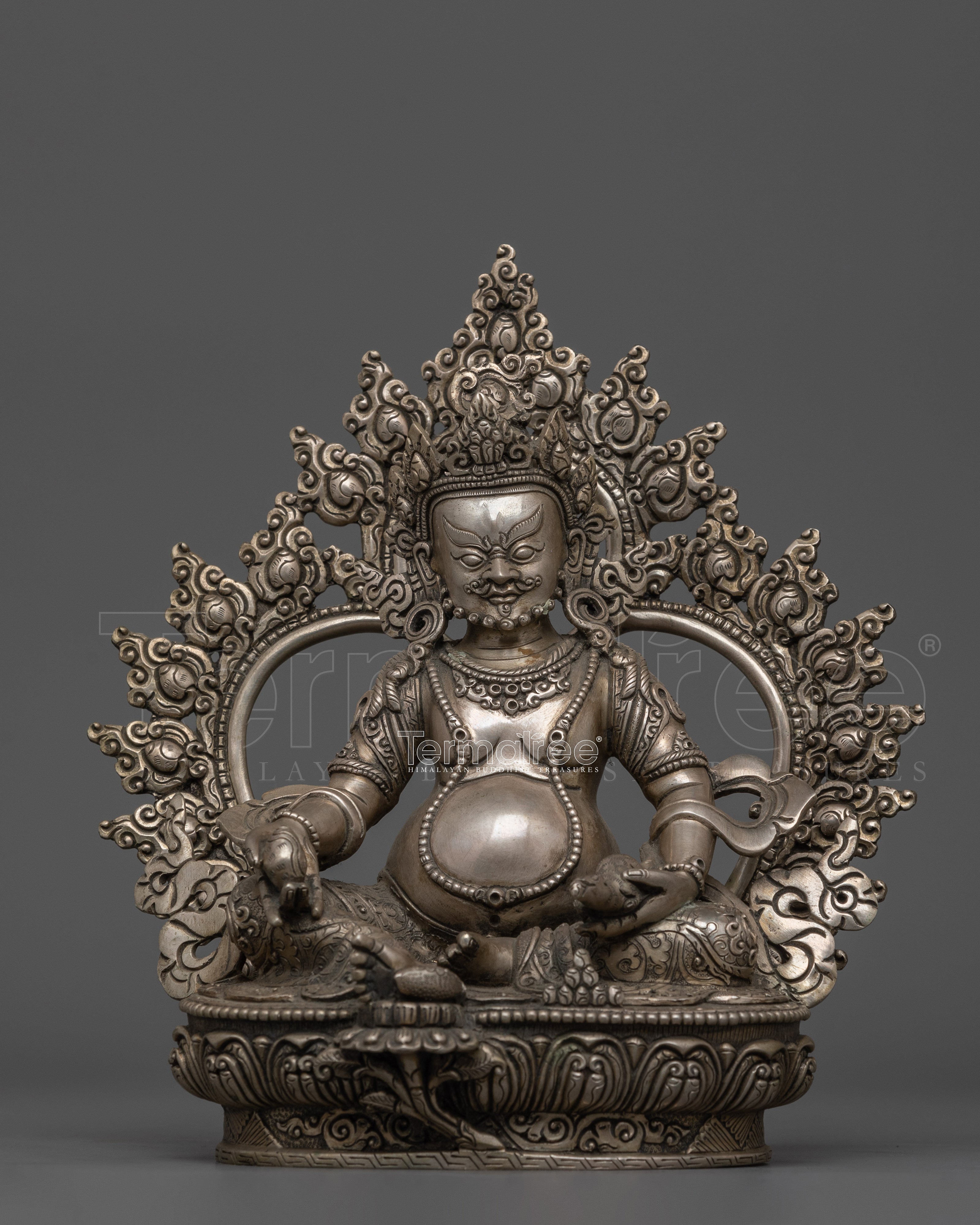 Tibetan Dharma Protector Dzambhala Statue | Icon of Wealth and Good Fortune