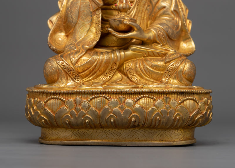 Guru Rinpoche Founder of Tibetan Buddhism Statue | Guru Padmasambhava Tibetan Tantric Master