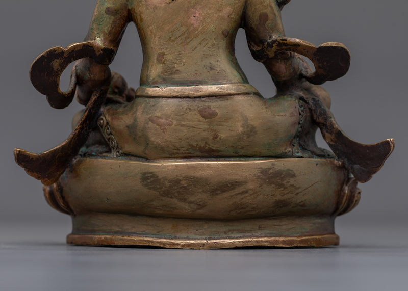 Tibetan Wealth God Dzambhala Sculpture | Buddha of abundance