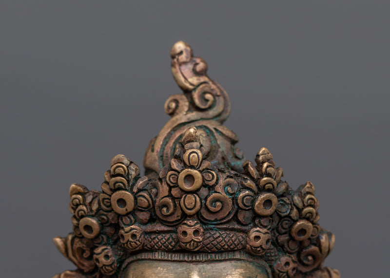 Tibetan Wealth God Dzambhala Sculpture | Buddha of abundance