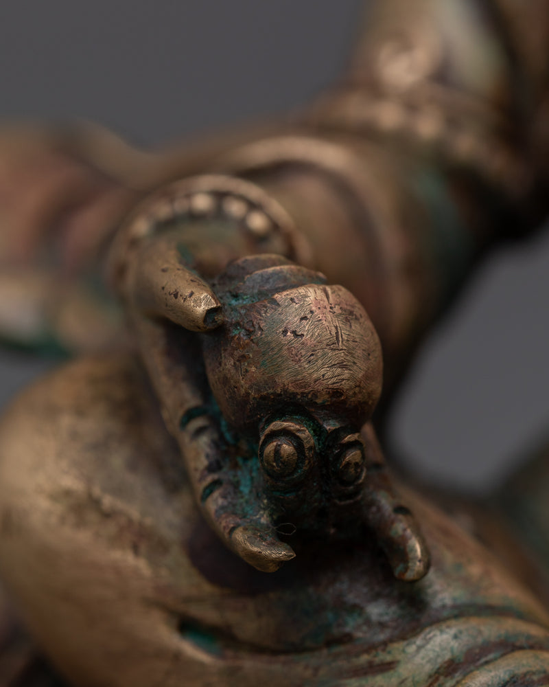 Tibetan Wealth God Dzambhala Sculpture | Buddha of abundance