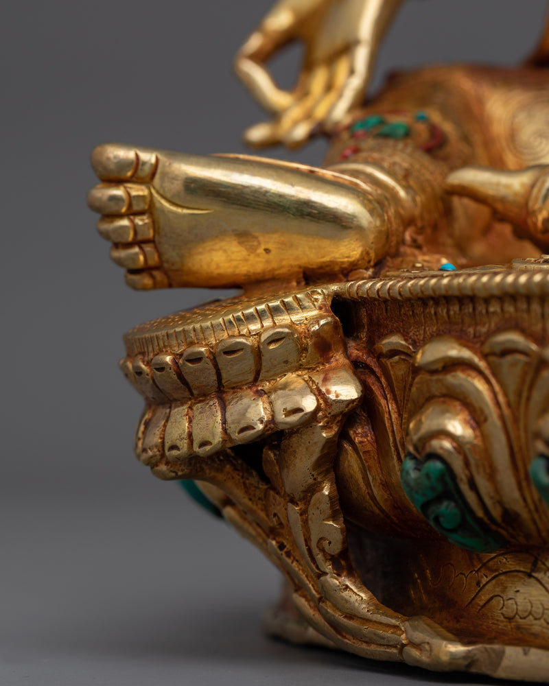 Green Tara Sculpture of Female Buddha | Sacred Symbol of Compassion and  Protection