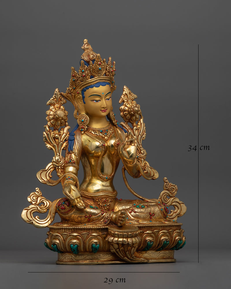 green-tara-sculpture-of-female-buddha