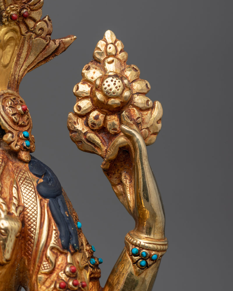 Chenrezig with The Unwavering Eye of Compassion Sculpture | Embodiment of Mercy