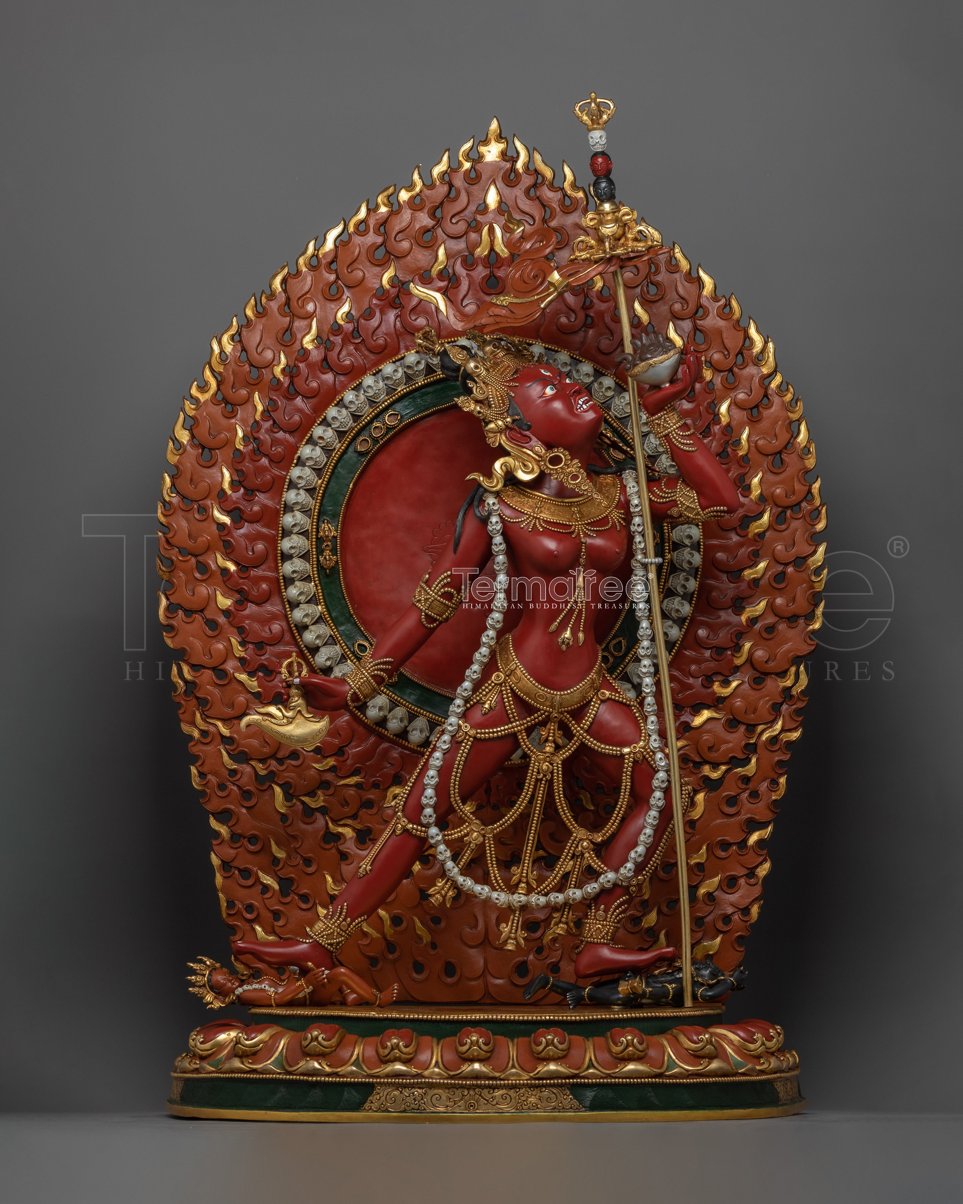 Vajrayogini The Red Dakini Sculpture | Handmade Buddhist Himalayan Artwork