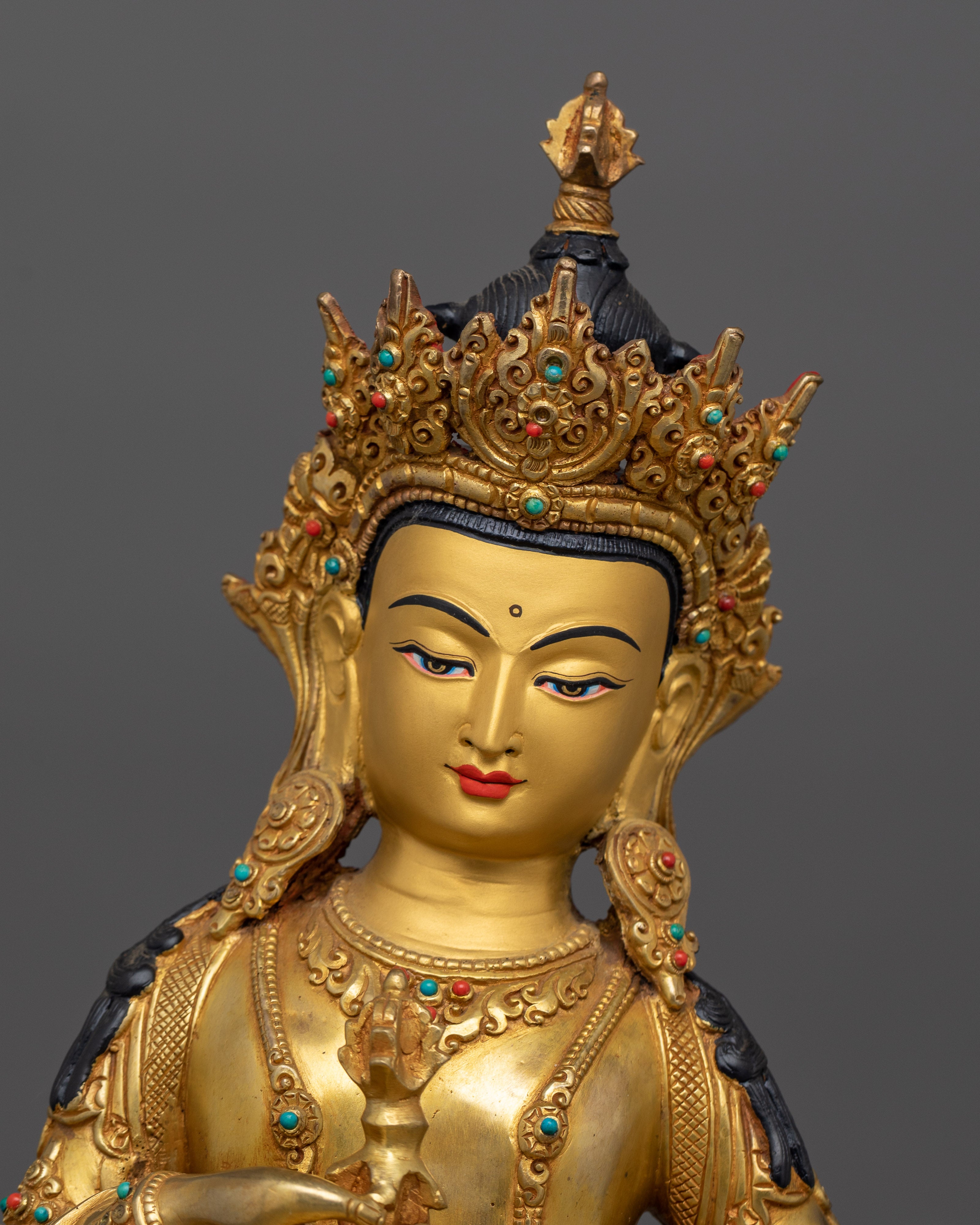 The Diamond Being Vajrasattva Statue for Spiritual Purification | Sacred Shrine Decor