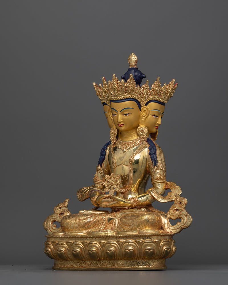Primordial Buddha Vairocana Figurine | Handcrafted for Meditation and Enlightenment