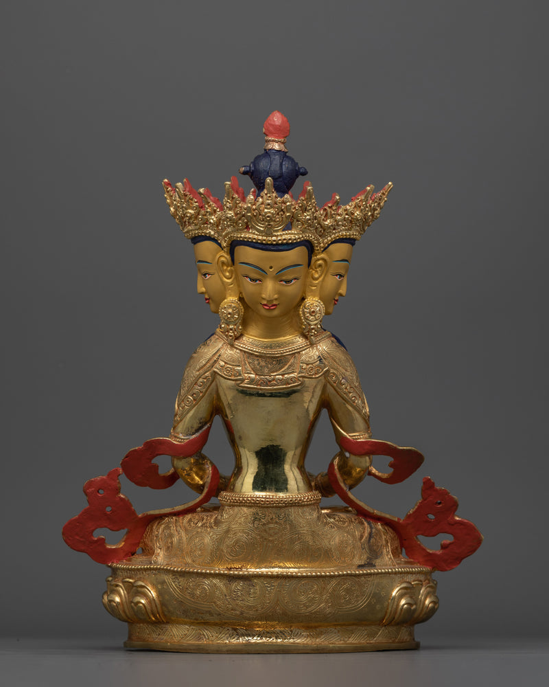Primordial Buddha Vairocana Figurine | Handcrafted for Meditation and Enlightenment