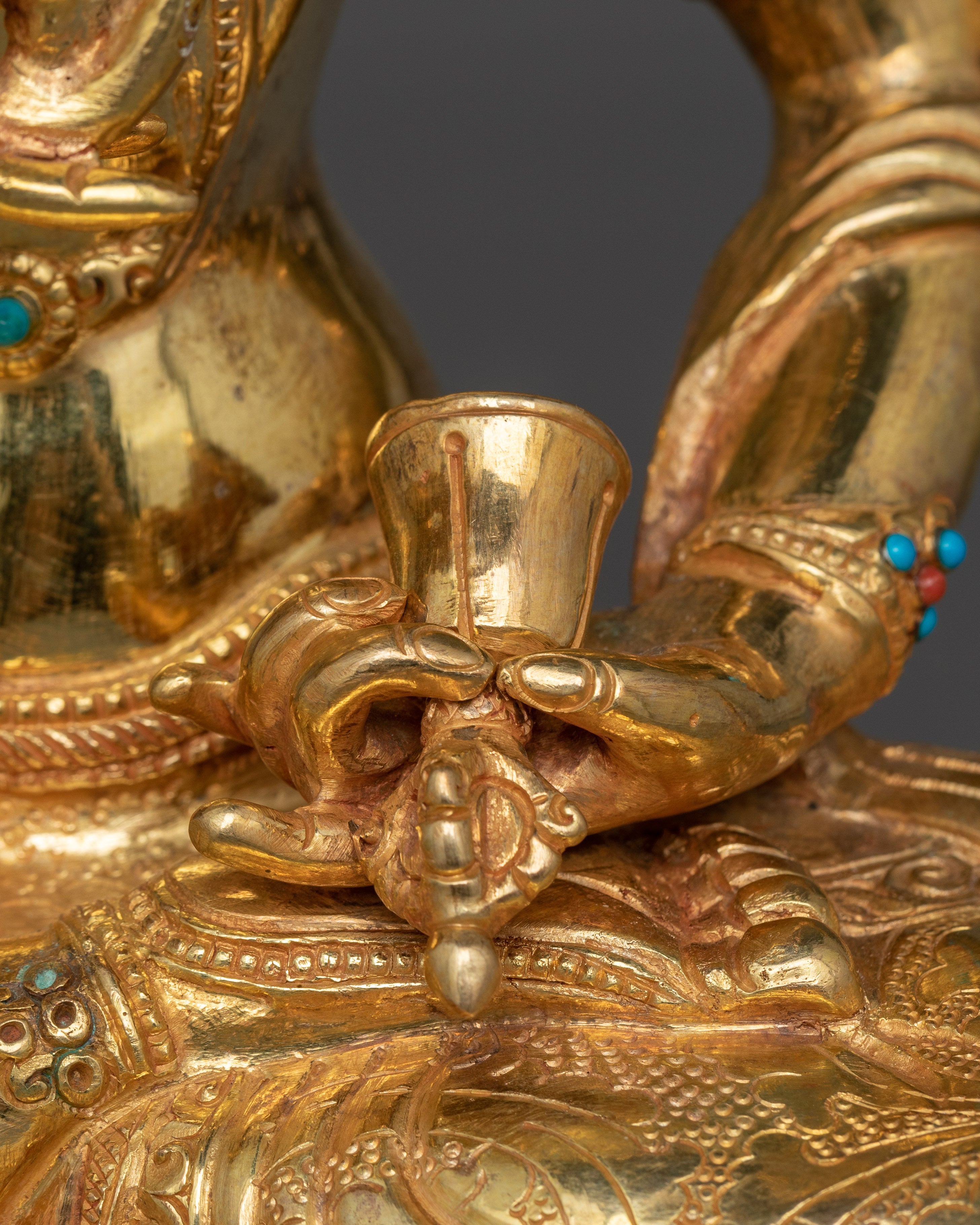 Tibetan Dorje Sempa Sculpture Deity of Purification | Sacred Buddhist Shrine Decor