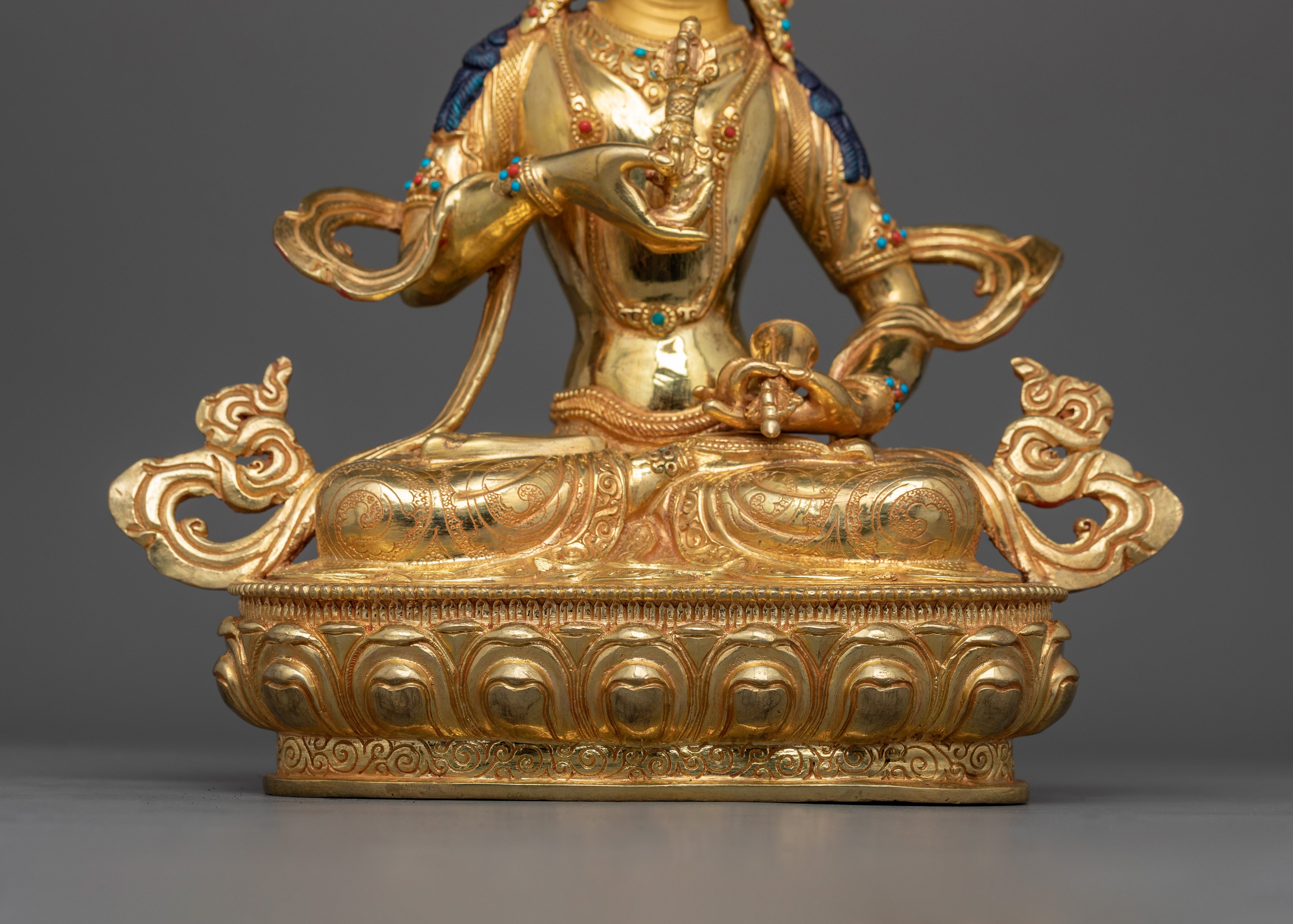 Tibetan Dorje Sempa Sculpture Deity of Purification | Sacred Buddhist Shrine Decor