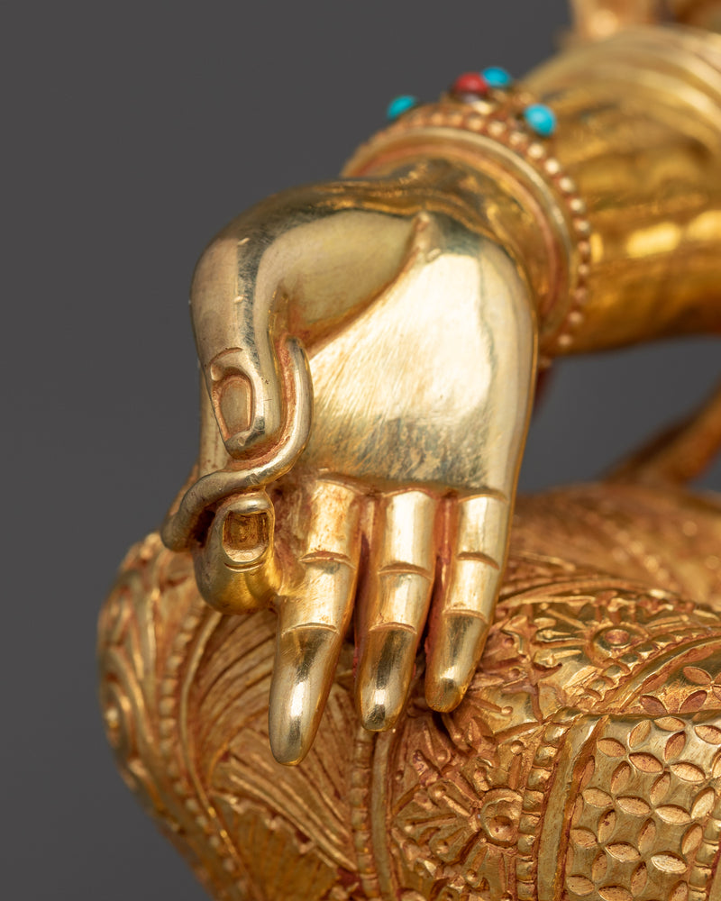 Green Tara the Swift Savior Sculpture | Spiritual Decor for Meditation and Buddhist Shrine