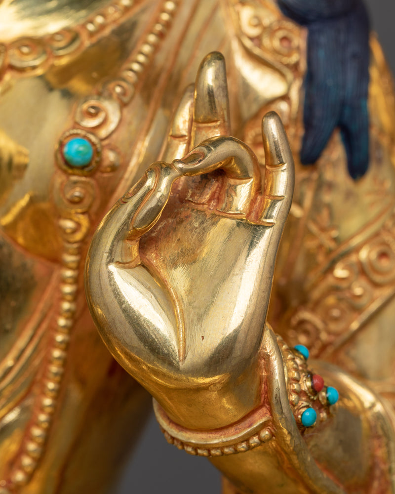 Green Tara the Swift Savior Sculpture | Spiritual Decor for Meditation and Buddhist Shrine