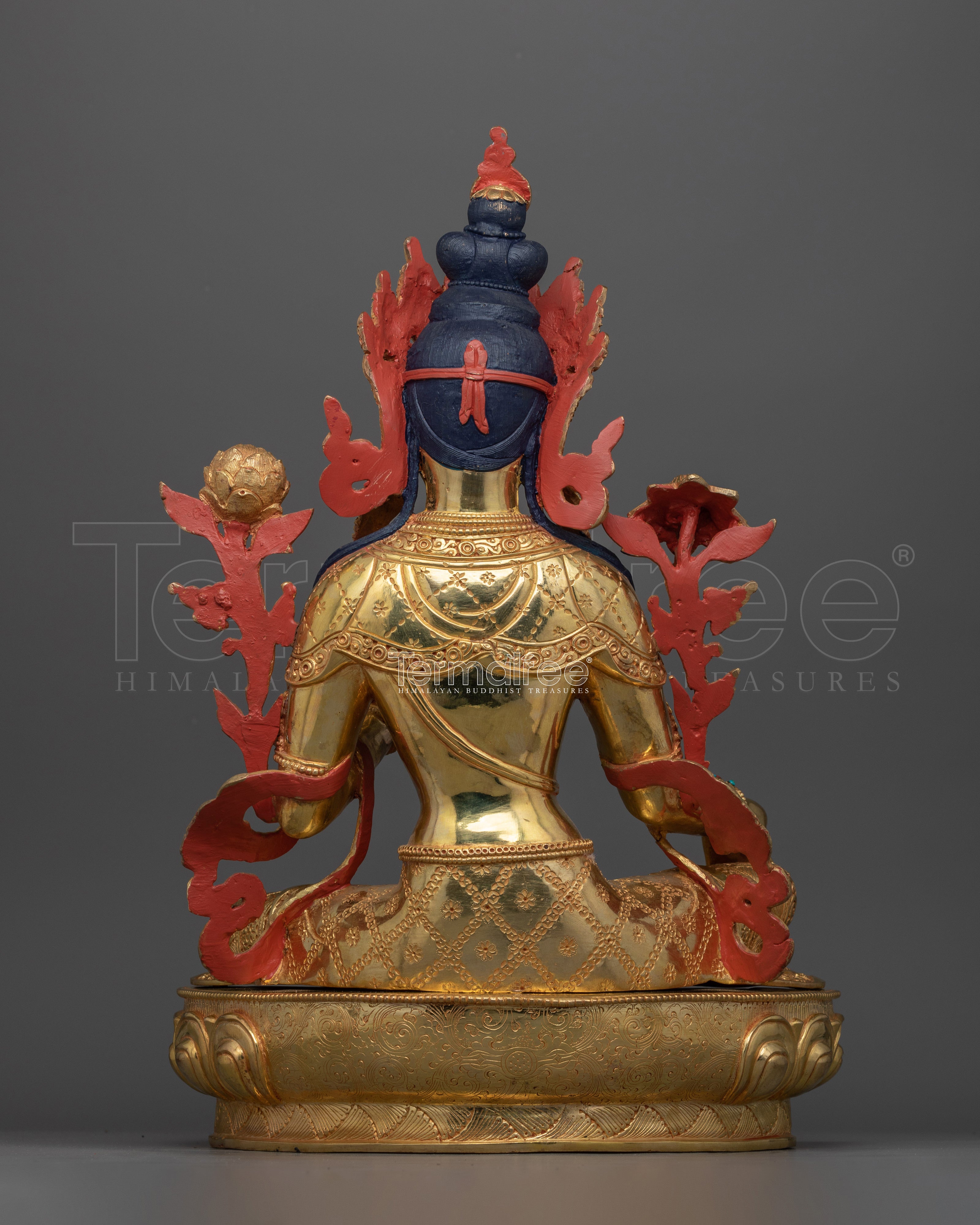 Green Tara the Swift Savior Sculpture | Spiritual Decor for Meditation and Buddhist Shrine