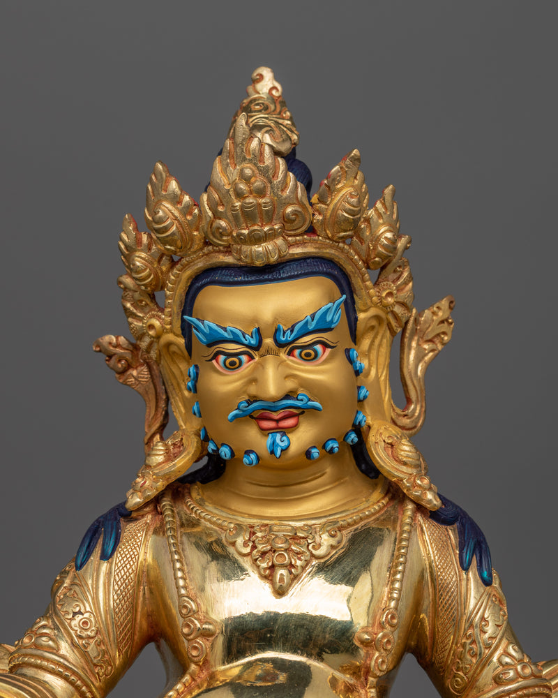Dzambhala Kubera Wealth Deity Statue | Icon for Material and Spiritual Abundance