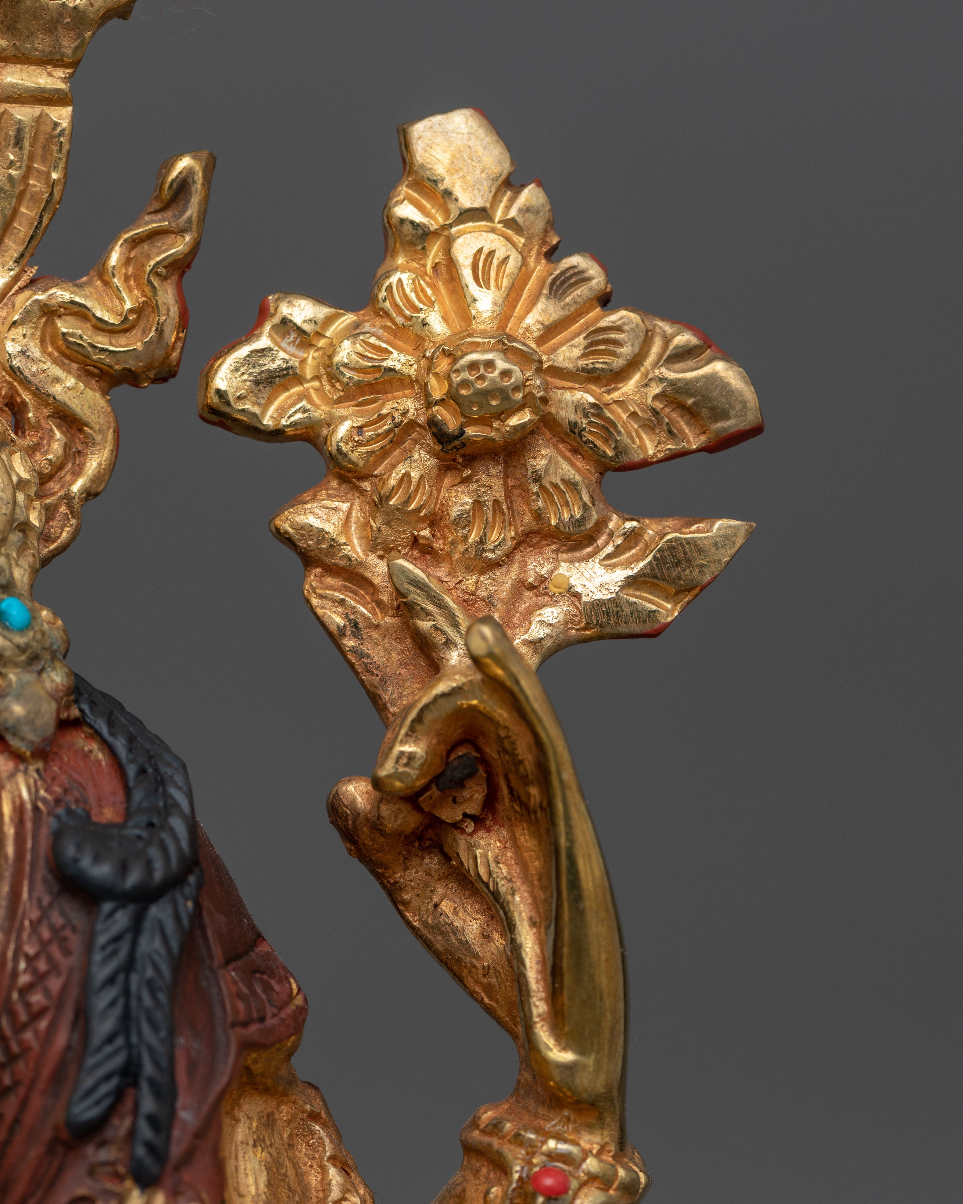 Tibetan Chenrezig Compassion Buddha Sculpture | Compassion and Mercy Buddhism Deity Idol
