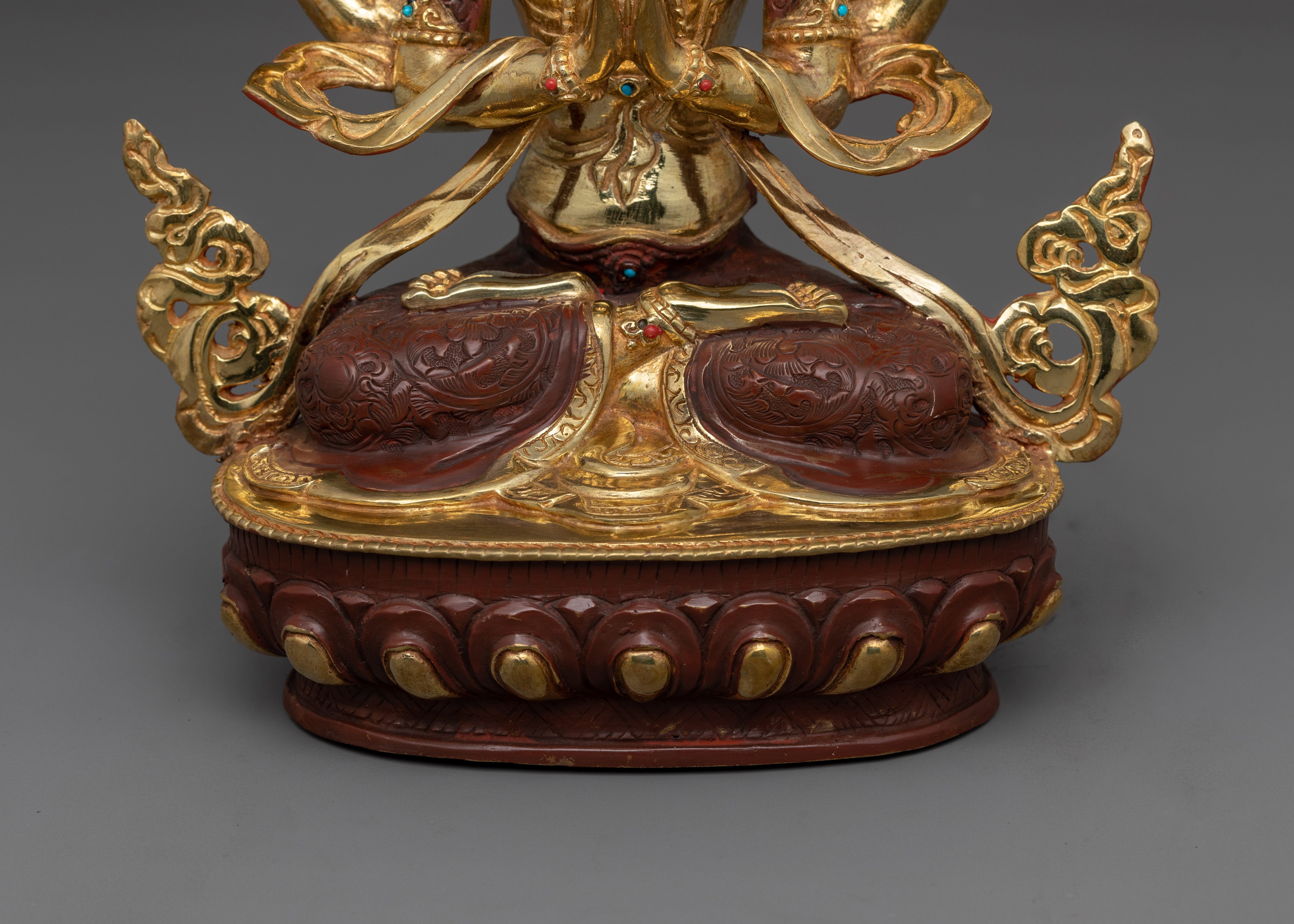 Tibetan Chenrezig Compassion Buddha Sculpture | Compassion and Mercy Buddhism Deity Idol