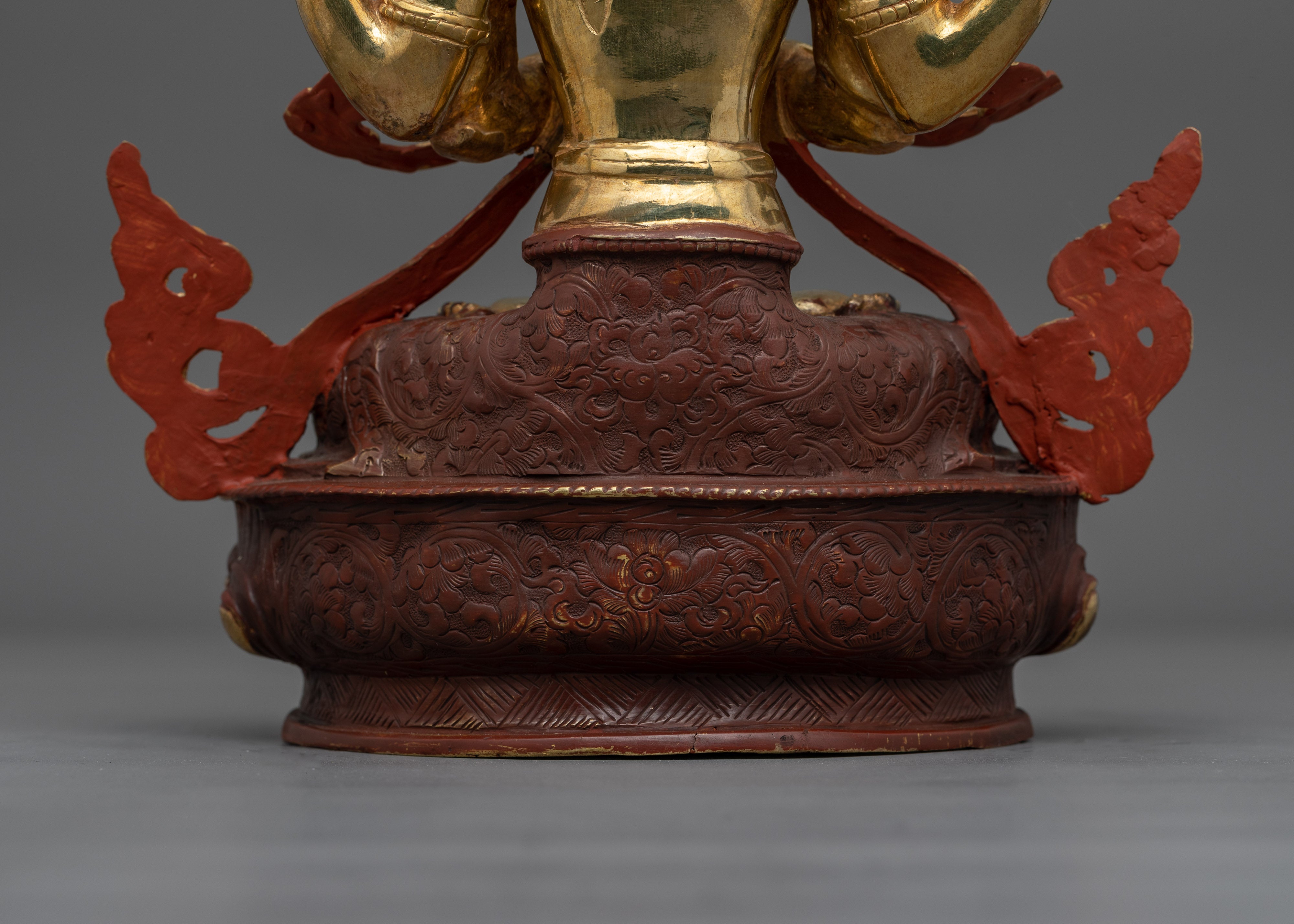 Tibetan Chenrezig Compassion Buddha Sculpture | Compassion and Mercy Buddhism Deity Idol