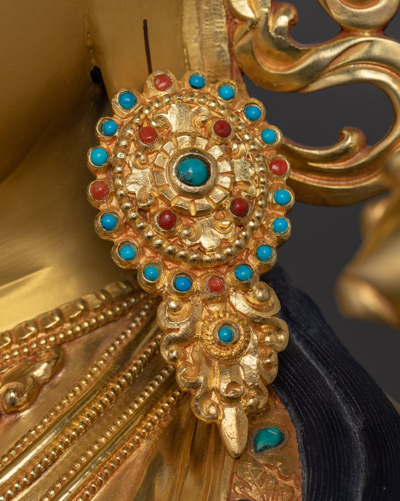 Divine Feminine Goddess Green Tara Sculpture | Enlightened Saviouress Deity