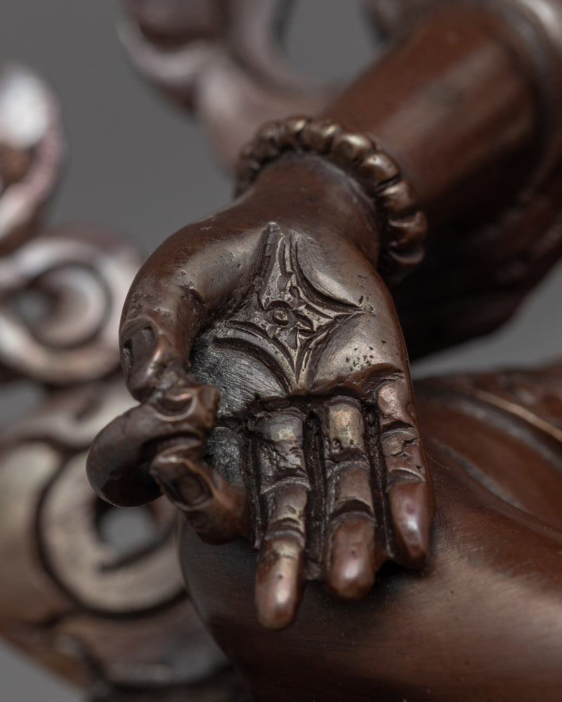 Arya Green Tara Buddhist Female Deity Sculpture | Divine Feminine Energy and Compassion