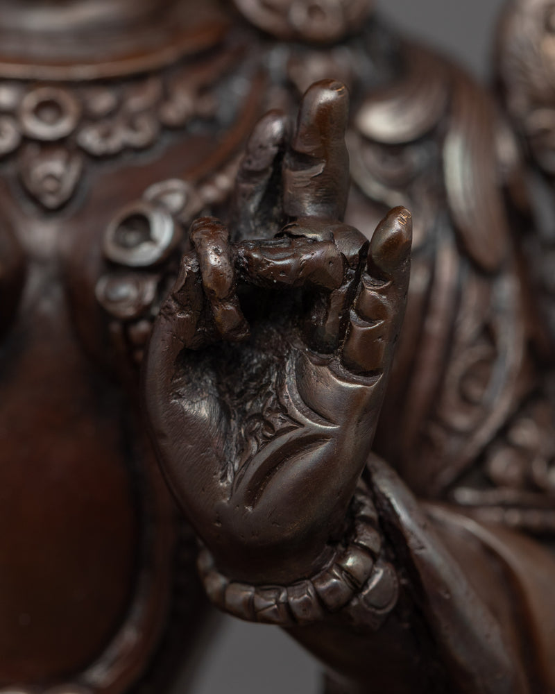 Arya Green Tara Buddhist Female Deity Sculpture | Divine Feminine Energy and Compassion