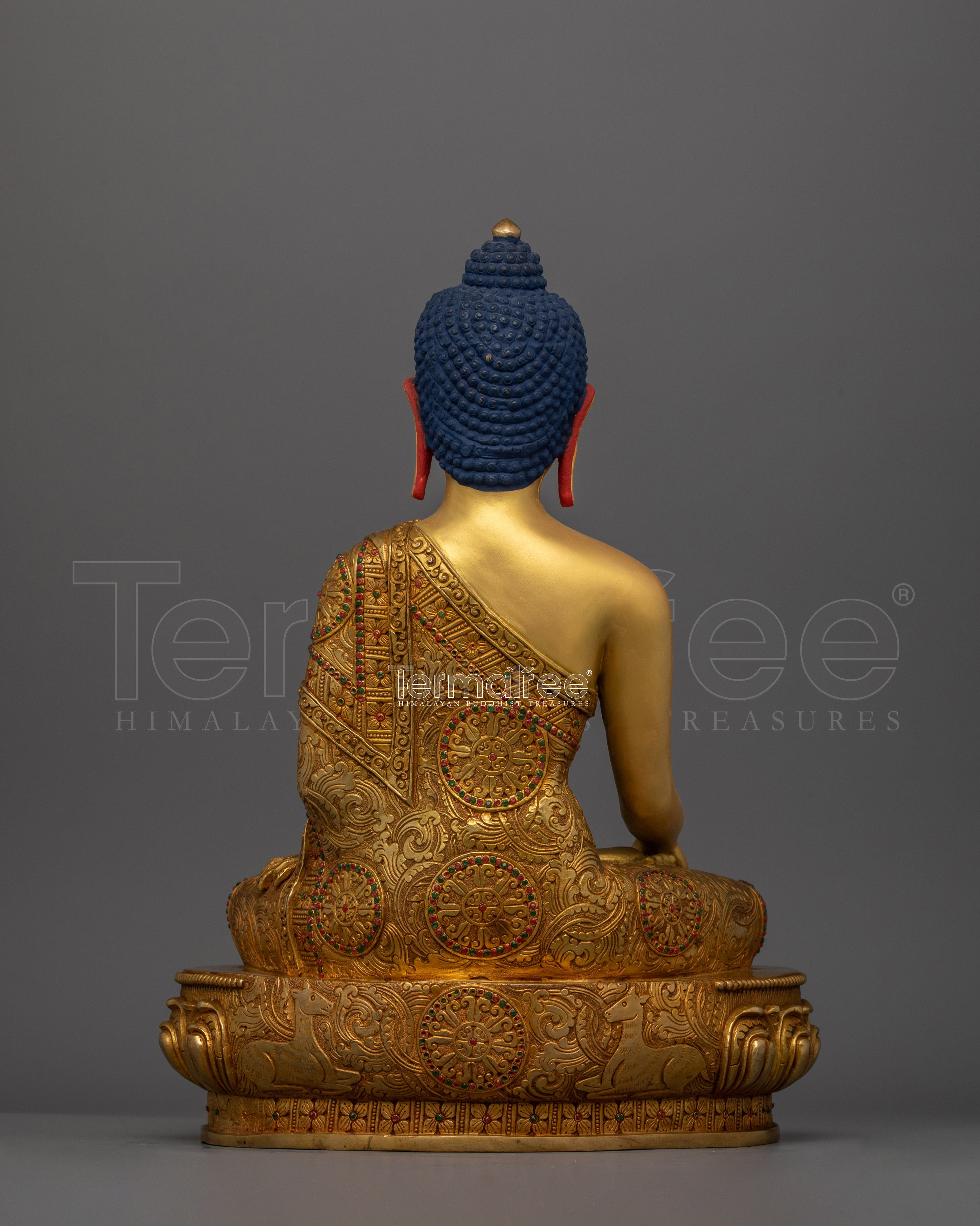 Lord Shakyamuni Buddha "Founder of Buddhism" Statue | Handmade Buddhist Altar Decor