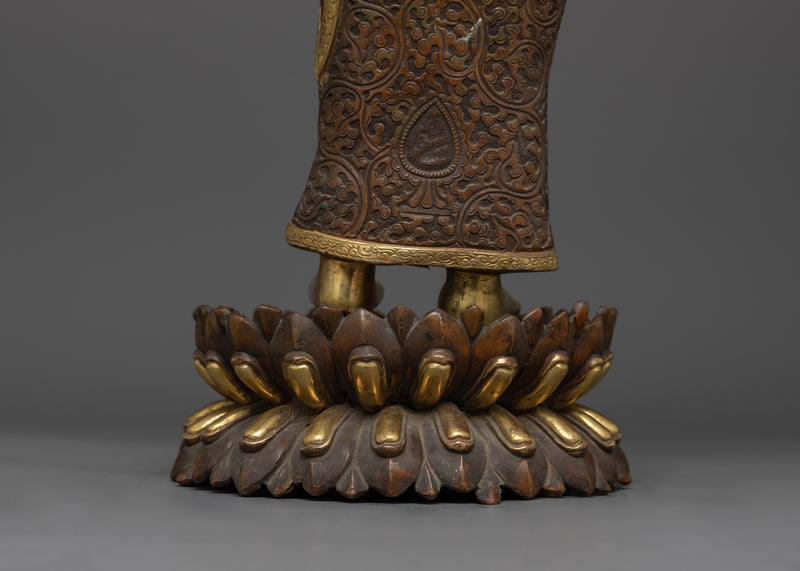 Spiritual Bhaisajyaguru Statue (Medicine Buddha) | Revered For His Healing Abilities