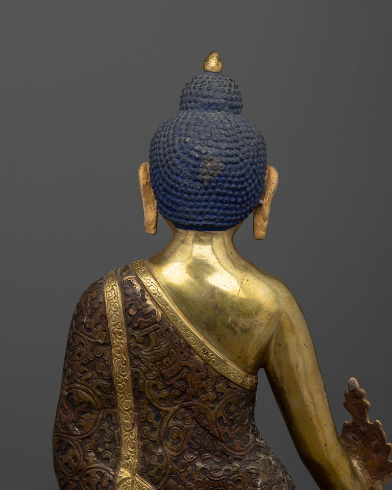Spiritual Bhaisajyaguru Statue (Medicine Buddha) | Revered For His Healing Abilities