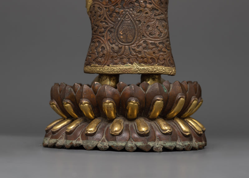 Bodhisattva Amitabha Buddha Statue | Handmade Himalayan Crafted Artwork