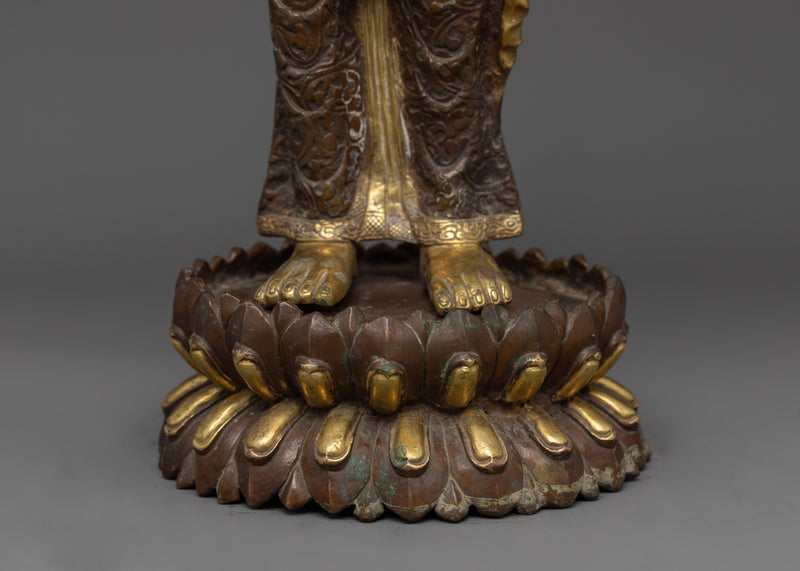 Bodhisattva Amitabha Buddha Statue | Handmade Himalayan Crafted Artwork