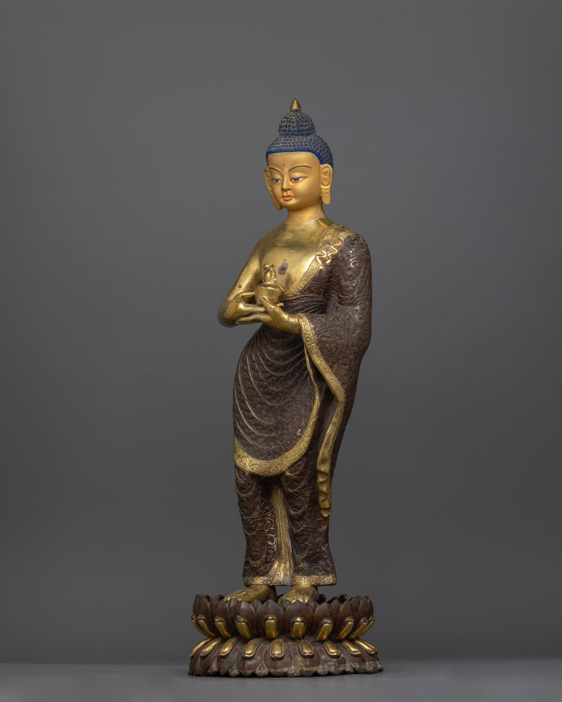 Bodhisattva Amitabha Buddha Statue | Handmade Himalayan Crafted Artwork
