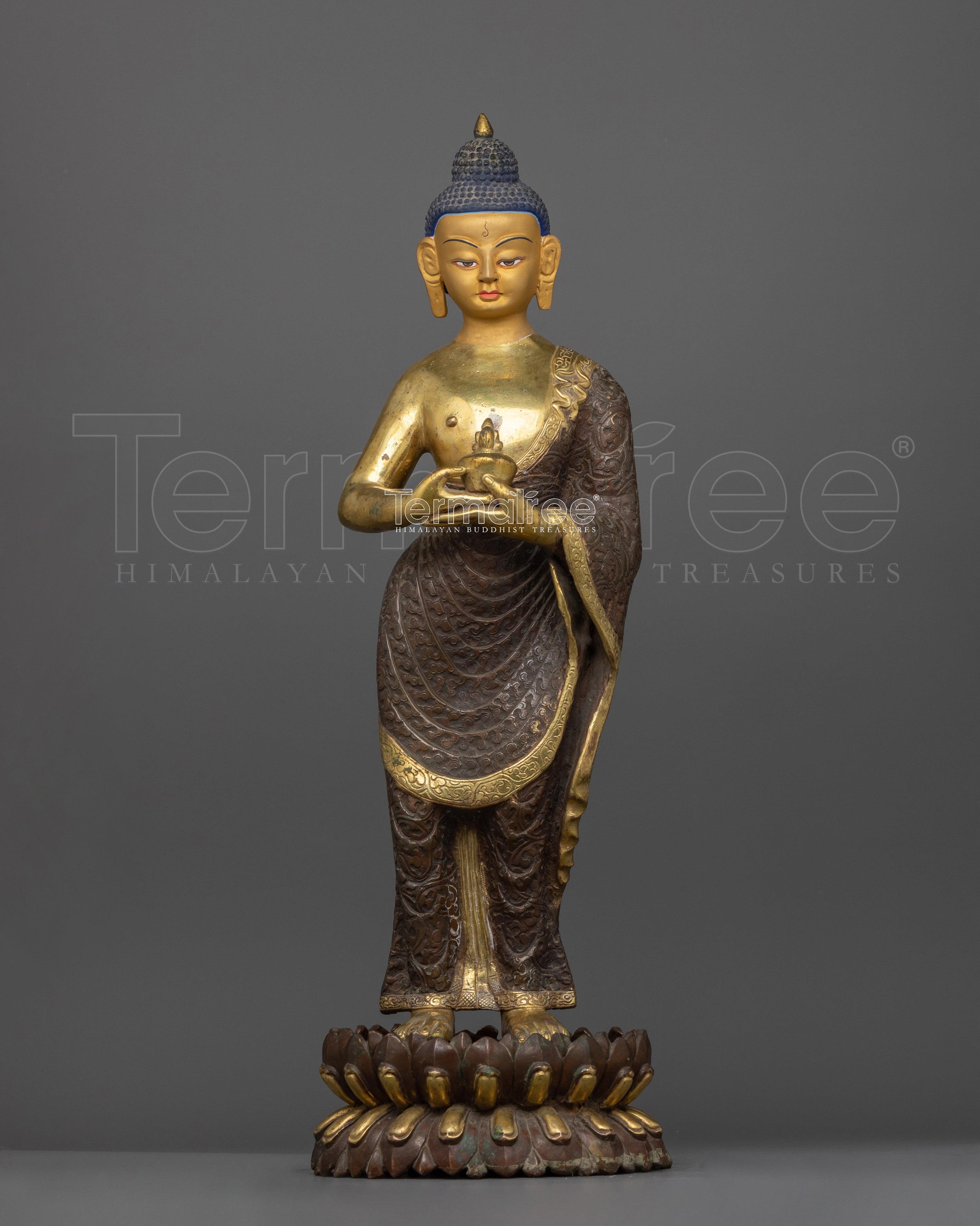 Bodhisattva Amitabha Buddha Statue | Handmade Himalayan Crafted Artwork