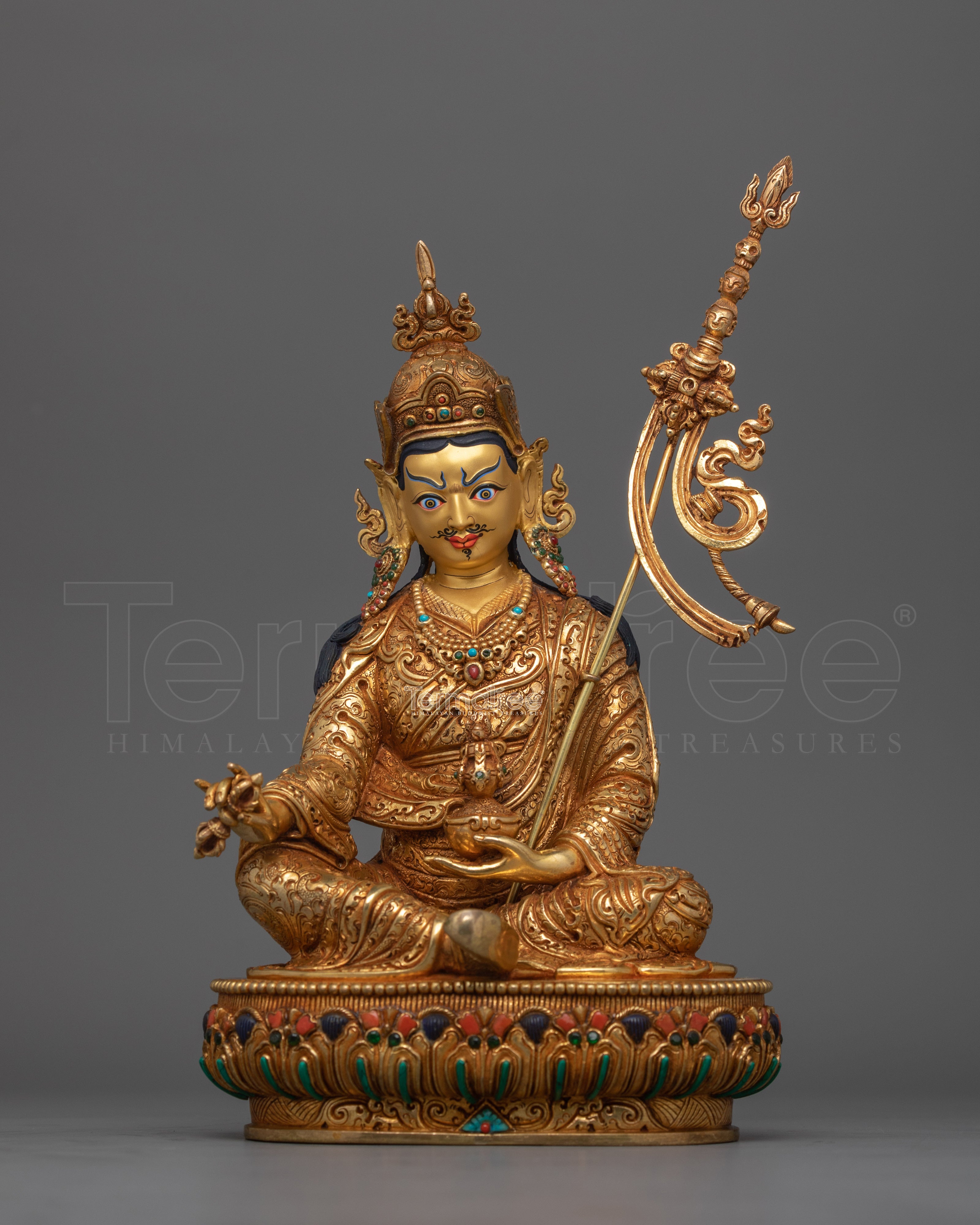 Himalayan Statue of Guru Rinpoche "Padmasambhava" | Spiritual Zen Artwork