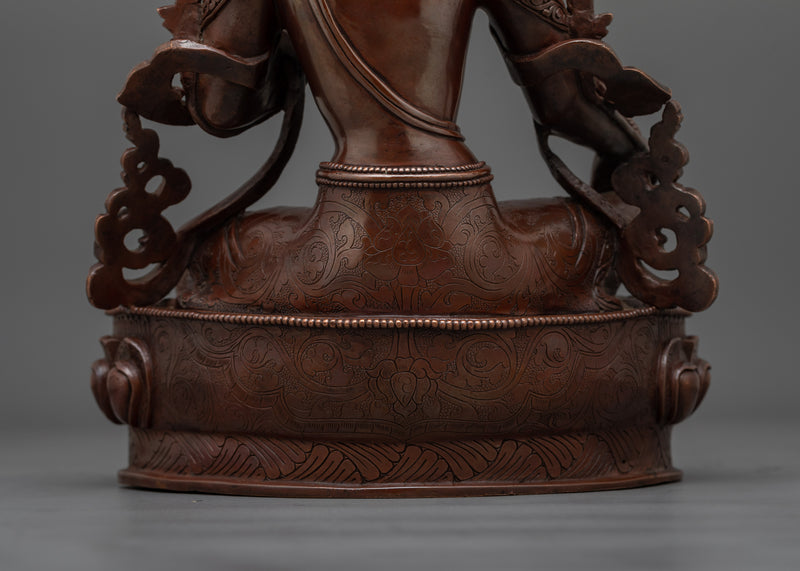 Goddess Shyamatara Statue (Green Tara) | Sacred Sculpture for Buddhist Shrines