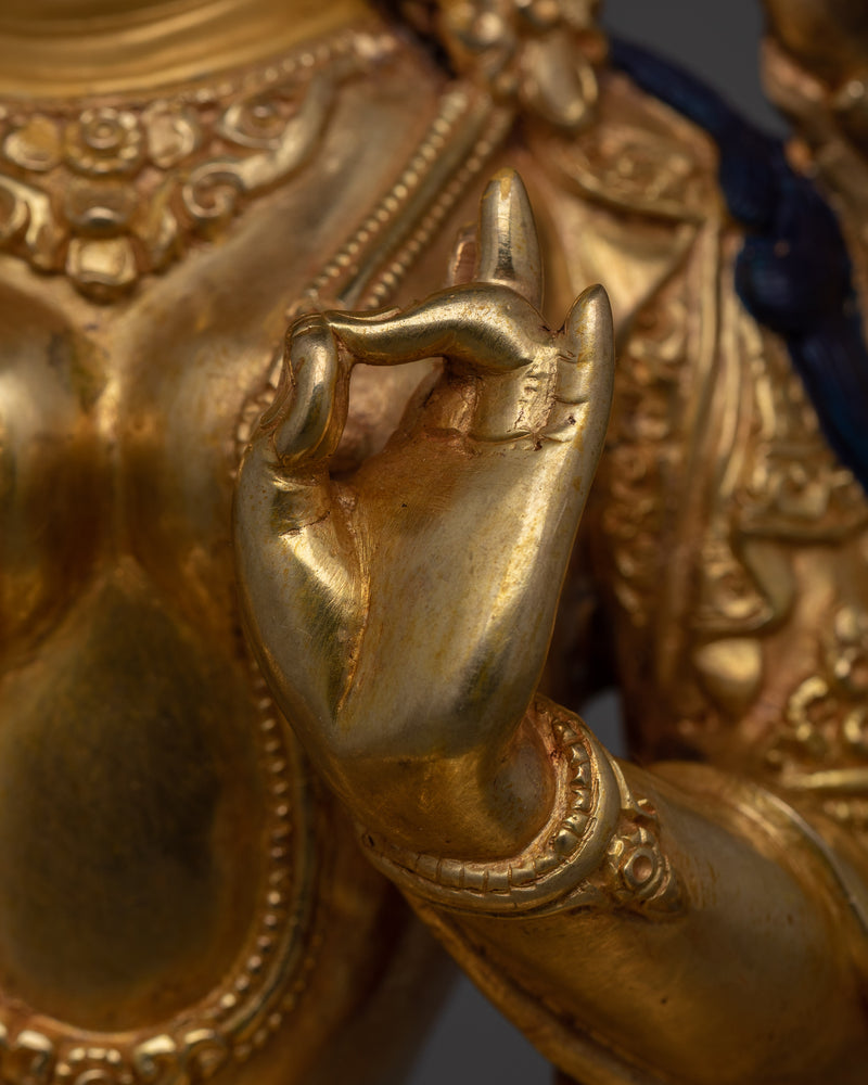 Tibetan Syamatara Statue |Spiritual Decor for Meditation and Buddhist Shrine