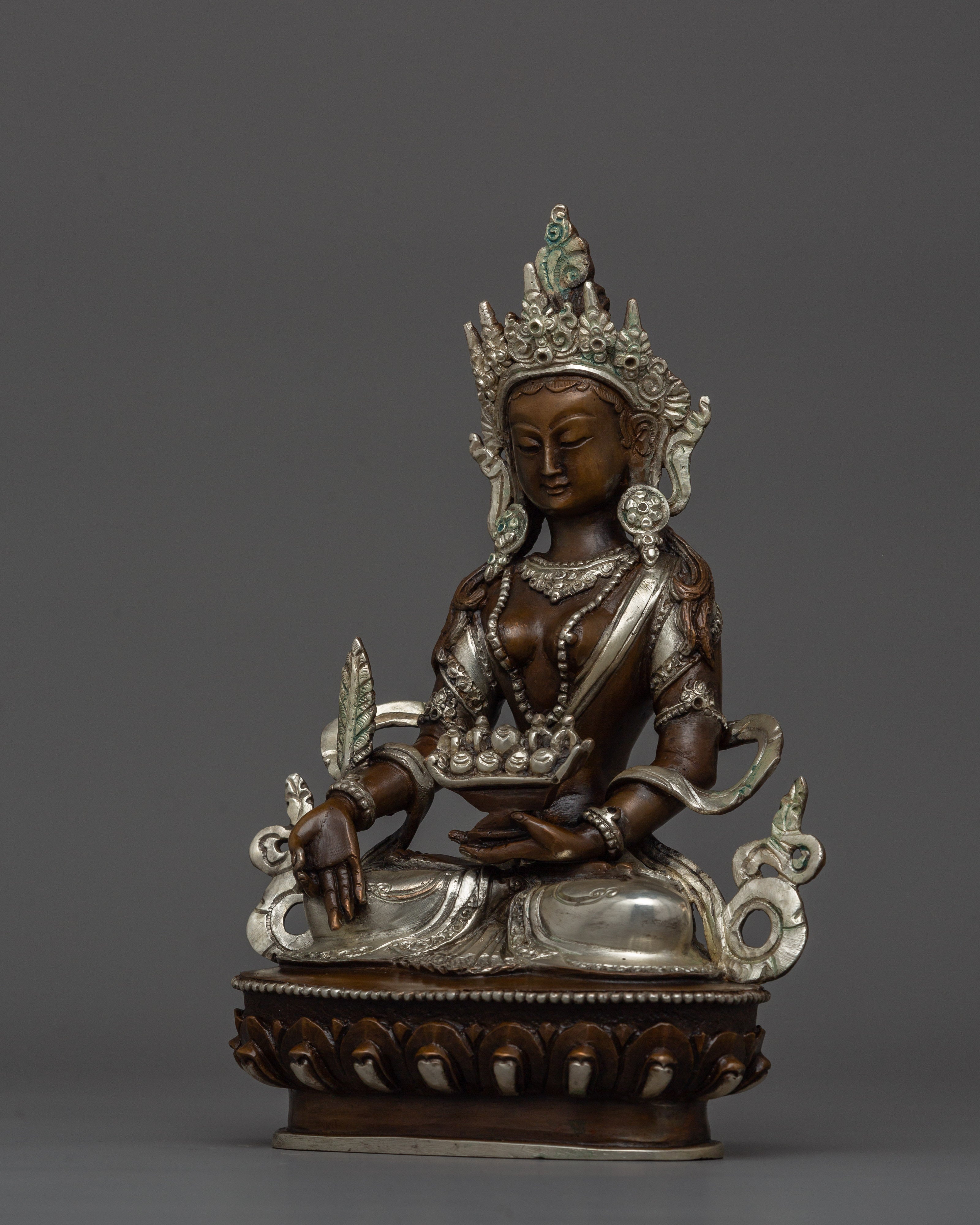 Handmade Statue of Ksitigarbha  | The Bodhisattva of Infinite Compassion