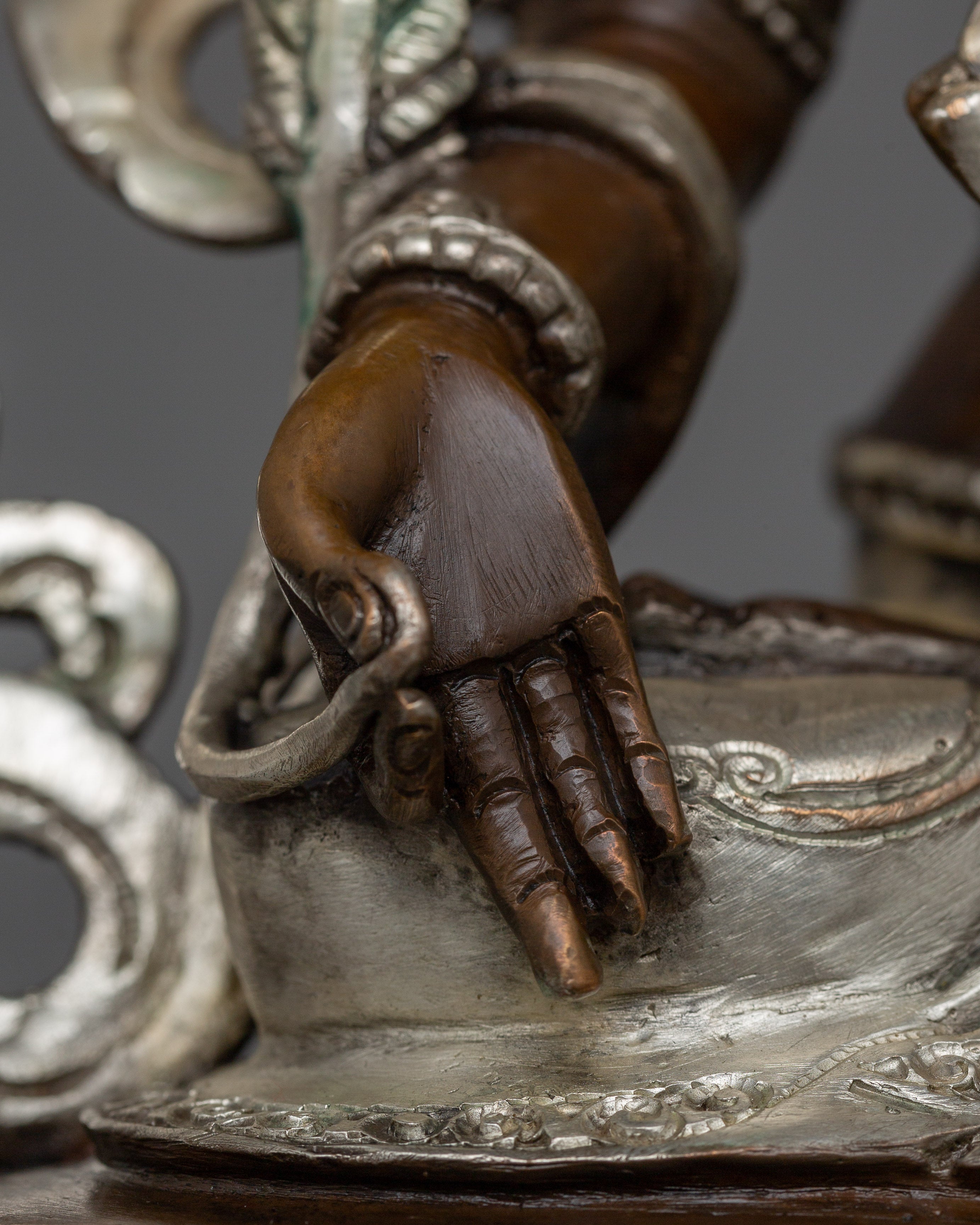 Handmade Statue of Ksitigarbha  | The Bodhisattva of Infinite Compassion