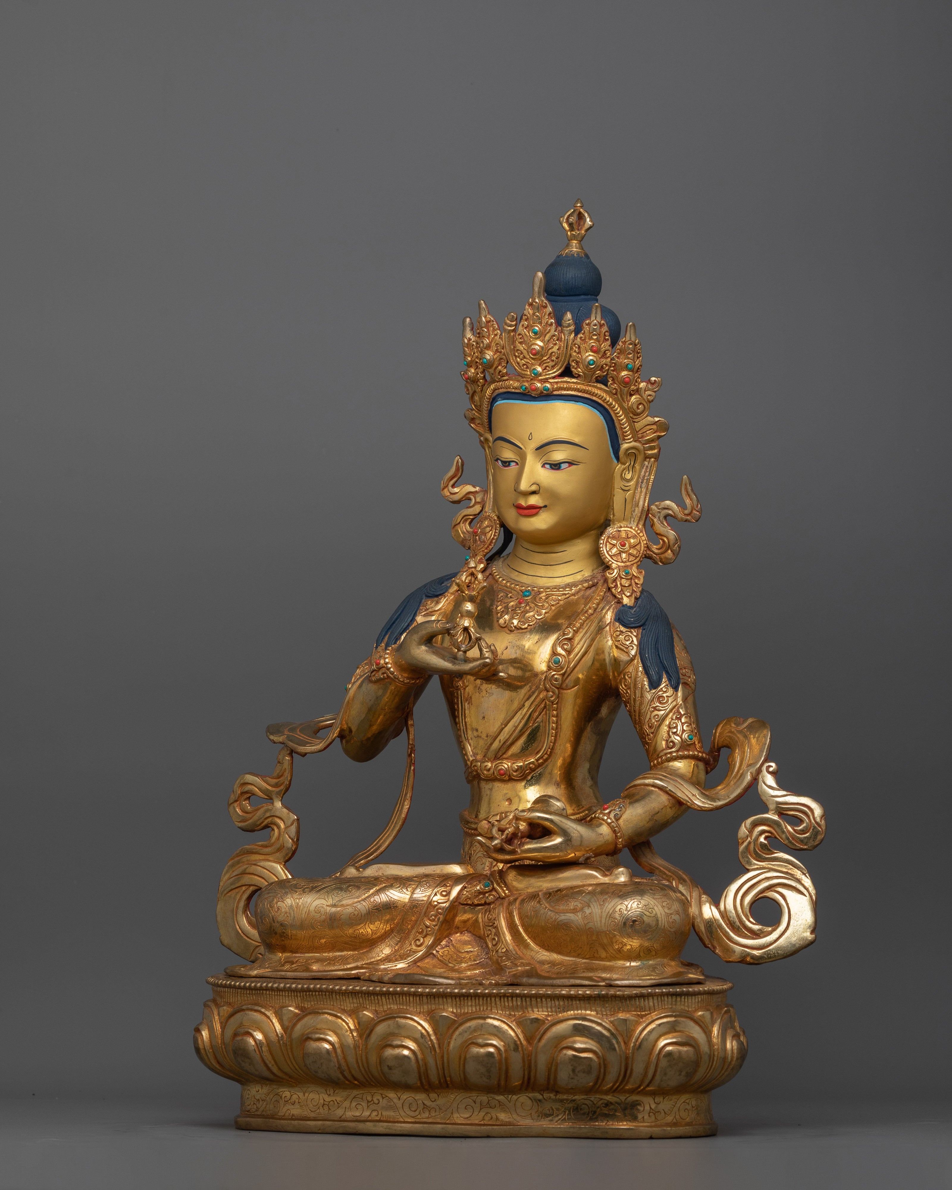 The Buddha of Purification Vajrasattva Statue | 24K Gold-Gilded Statue