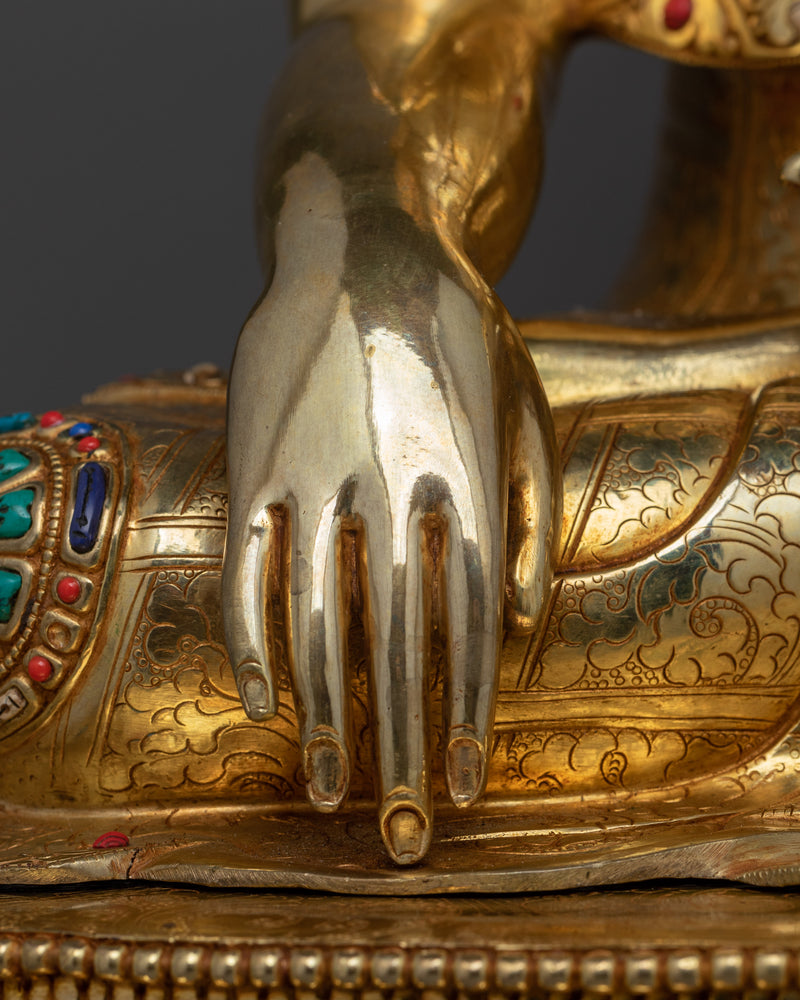 The Historical Buddha of the Shakya clan Shakyamuni | Sacred Buddhist Shrine Decor