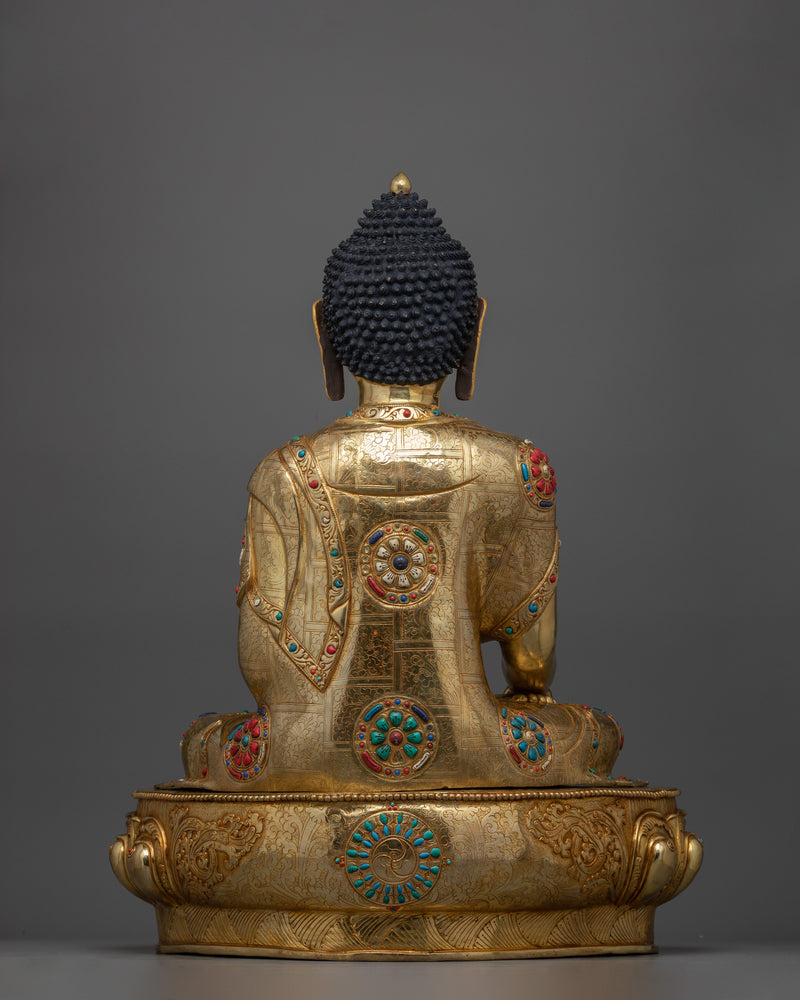 The Historical Buddha of the Shakya clan Shakyamuni | Sacred Buddhist Shrine Decor