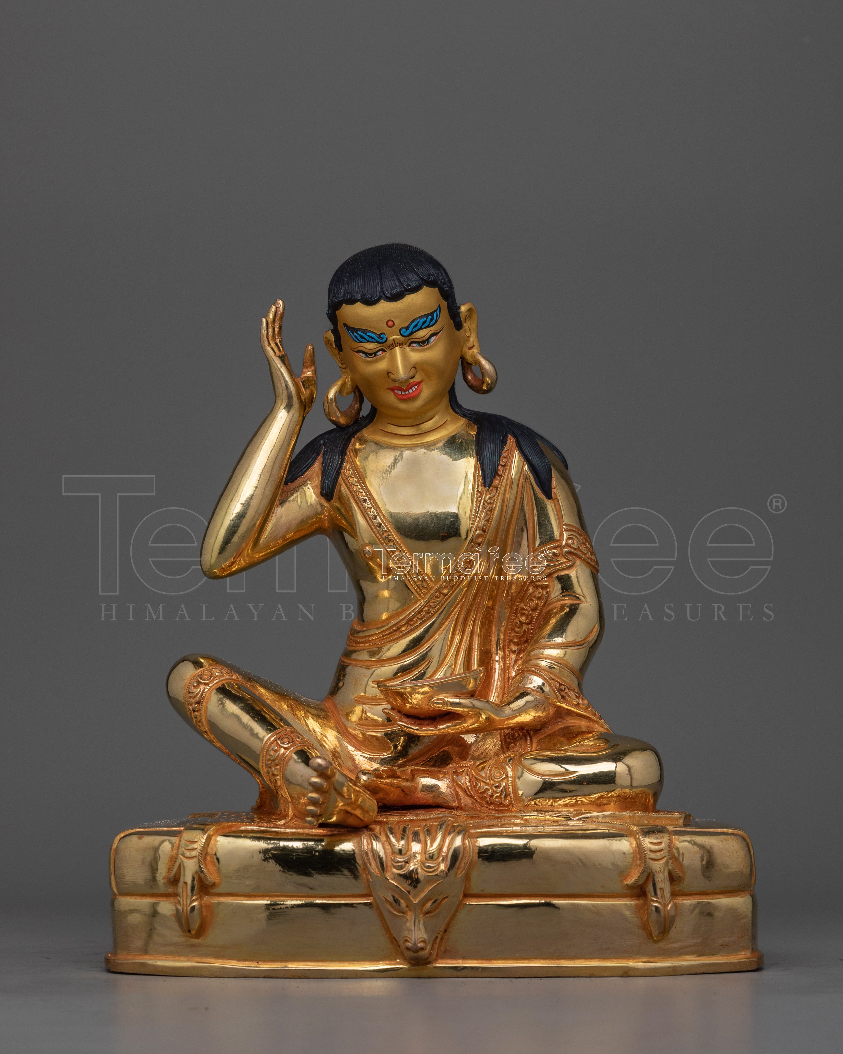 Sacred Milarepa The Great Yogi Sculpture | The Tibetan Master of Meditation
