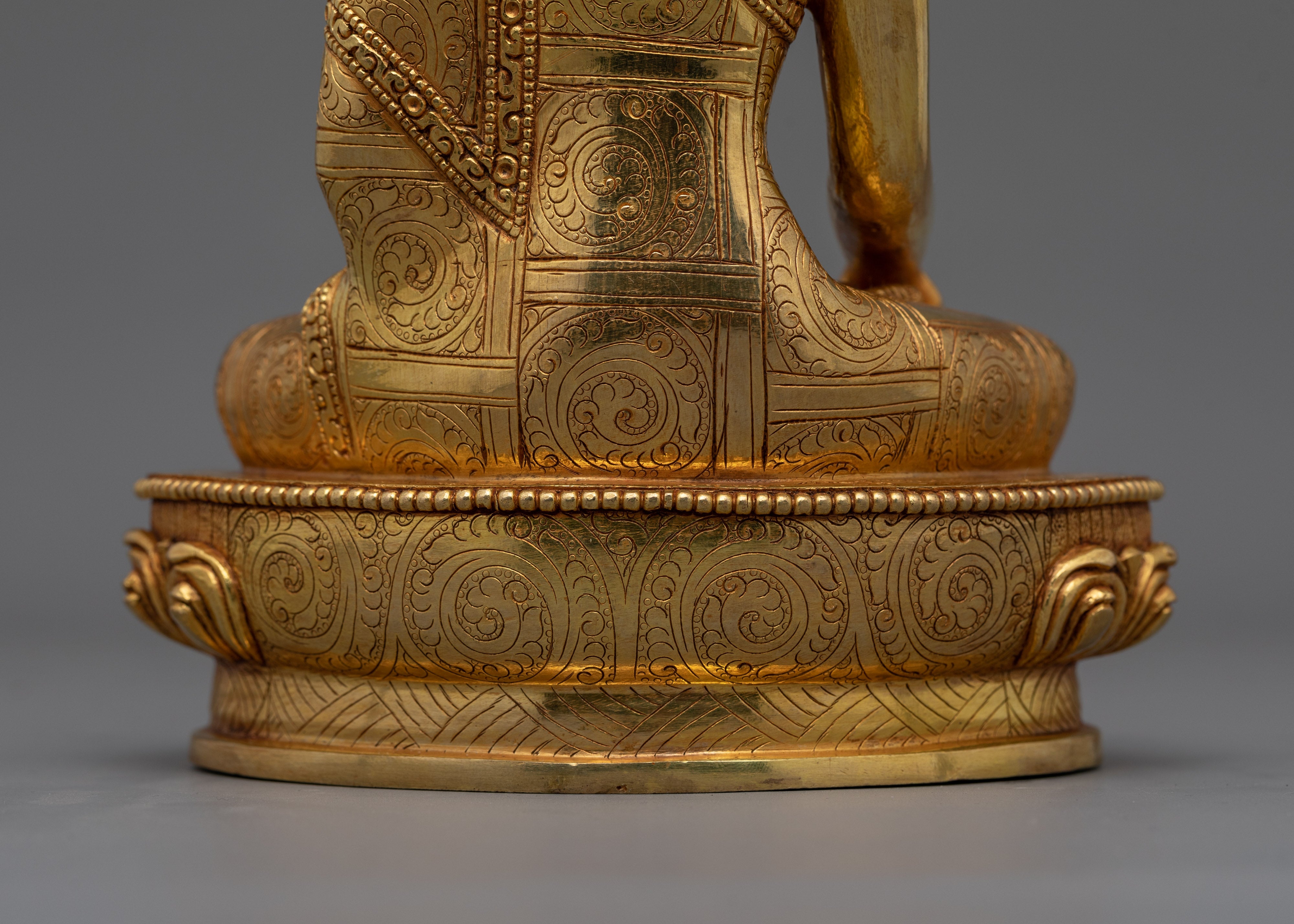 8.7 Inch Tibetan Buddhist Figure Shakyamuni | Dharma Teacher Artwork