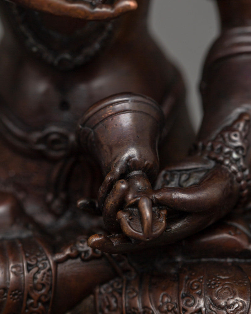 Himalayan Guru Vajrasattva Figurine | Sacred Buddhist Shrine Decor