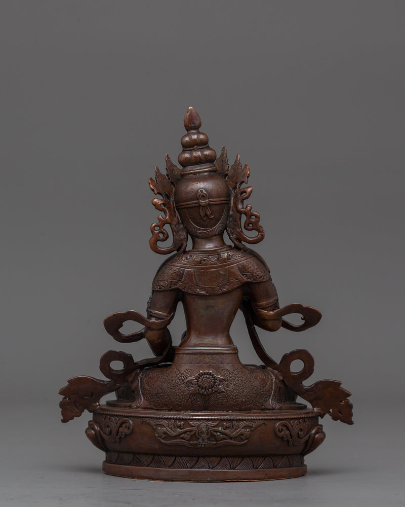 Himalayan Guru Vajrasattva Figurine | Sacred Buddhist Shrine Decor