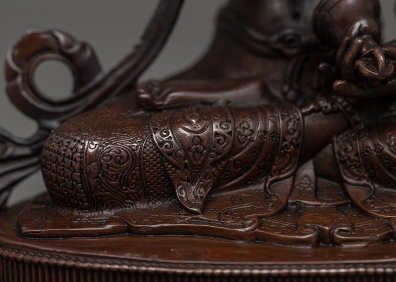 Himalayan Guru Vajrasattva Figurine | Sacred Buddhist Shrine Decor