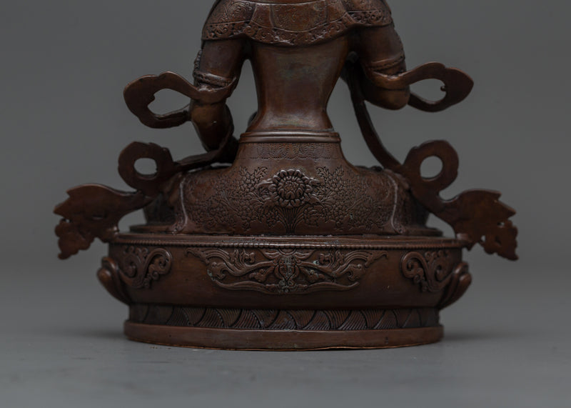 Himalayan Guru Vajrasattva Figurine | Sacred Buddhist Shrine Decor